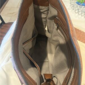 Brown Leather Tote Bag